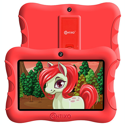 Alternate image 1 for Contixo 7-Inch 32 GB Wi-Fi Learning Pre-Load App and Kids-Proof Case Kids Tablet