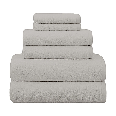 Haven&trade; Organic Cotton 6-Piece Terry Bath Towel Set in Harbor Mist. View a larger version of this product image.