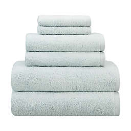 Haven™ Organic Cotton 6-Piece Terry Bath Towel Set in Sky Grey