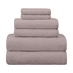 Haven™ Organic Cotton 6-Piece Terry Bath Towel Set in Lilac Marble