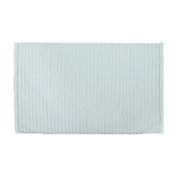 Haven&trade; Wave 21" x 34" Organic Cotton Bath Mat in Sky Grey