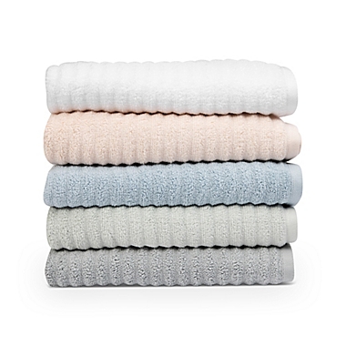 Haven&trade; Wave Organic Cotton Bath Towel in Harbor Mist Grey. View a larger version of this product image.