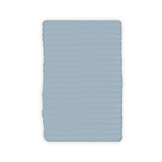 Alternate image 1 for Haven™ Wave Organic Cotton Bath Sheet in Celestial Blue