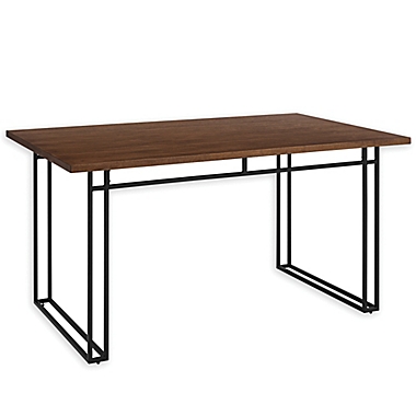 Forest Gate&trade; 60-Inch Modern Dining Table in Walnut. View a larger version of this product image.