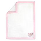 Alternate image 1 for Wendy Bellissimo&trade; Wildflower "Love" Plush Blanket in Cream/Pink