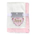Alternate image 2 for Wendy Bellissimo&trade; Wildflower "Love" Plush Blanket in Cream/Pink