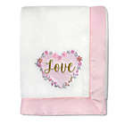 Alternate image 0 for Wendy Bellissimo&trade; Wildflower &quot;Love&quot; Plush Blanket in Cream/Pink