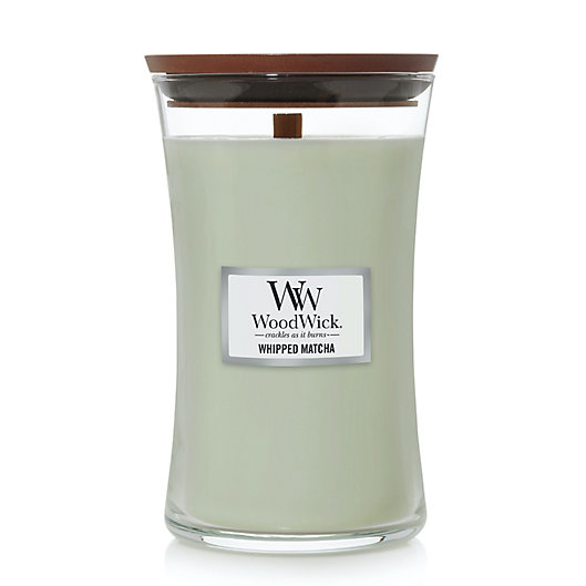Alternate image 1 for WoodWick® Whipped Matcha 22 oz. Large Hourglass Candle