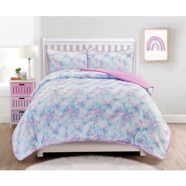 Sleeping Partners Gathered Galaxy 3-Piece Full Quilt Set. View a larger version of this product image.