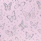 Alternate image 3 for Sleeping Partners Metallic Butterfly Twin 2-Piece Reversible Quilt Set in Pink