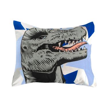 Sleeping Partners Dinosaur 2-Piece Reversible Twin Comforter Set in Blue. View a larger version of this product image.