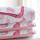 Alternate image 2 for Sleeping Partners Cat Pom Pom 3-Piece Reversible Full Quilt Set in Pink
