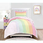 Alternate image 0 for Kids Rule Rainbow Panel 2-Piece Twin Quilt Set