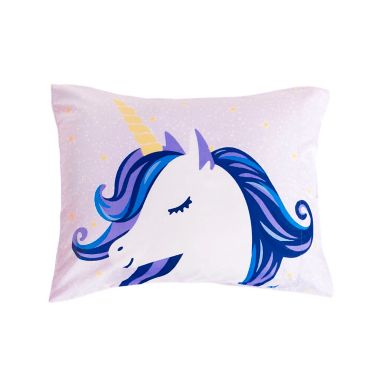 Sleeping Partners Unicorn 2-Piece Reversible Twin Comforter Set in Purple. View a larger version of this product image.