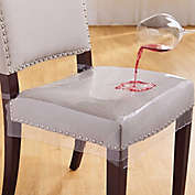 Simply Essential&trade; Clear Chair Seat Protectors (Set of 2)
