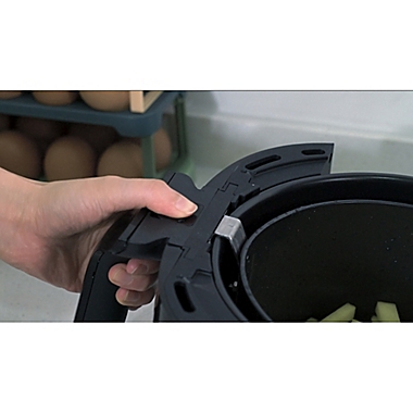 Uber Appliance 4.2 qt. Digital Programmable Air Fryer in Black. View a larger version of this product image.