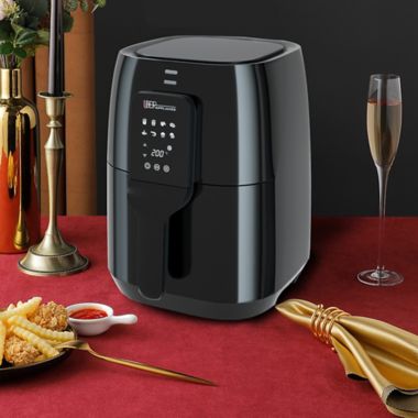 Uber Appliance 4.2 qt. Digital Programmable Air Fryer in Black. View a larger version of this product image.