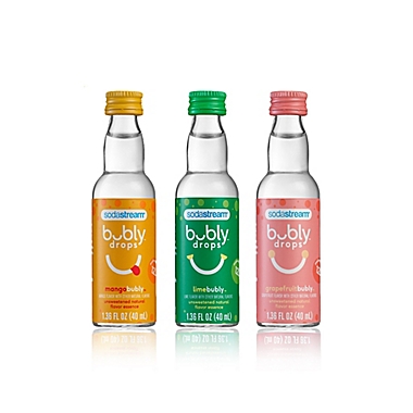 Sodastream&reg; Bubly Tropical Thrill Variety Drops 3-Pack. View a larger version of this product image.