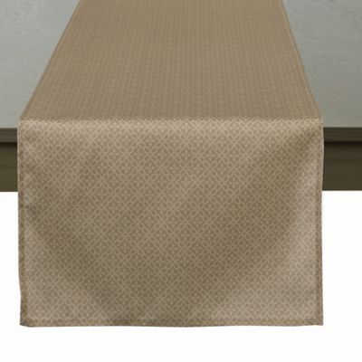 Lattice 72-Inch Table Runner in Stone