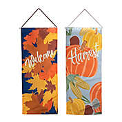 Assorted Harvest Canvas 12.4-Inch x 29-Inch Wall Hanger