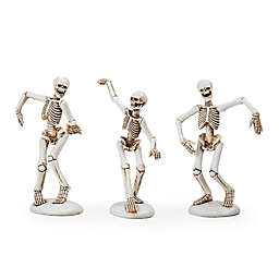 Halloween Assorted Dancing Skeletons in White