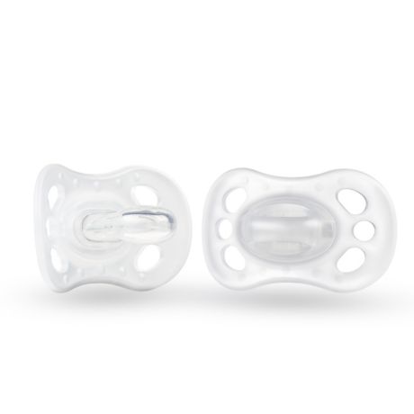 Medela Baby 2 Pack Newborn Pacifiers In Clear Buybuy Baby