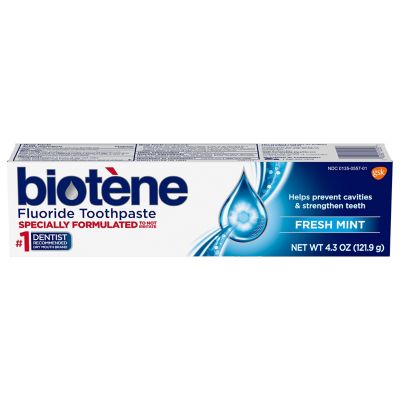 Biotene&reg; 4.3 oz. Dry Mouth Fluoride Toothpaste Gentle Formula in Fresh Mint
