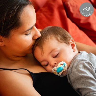 Medela&reg; Baby 6-18M 2-Pack Original Pacifiers in Blue. View a larger version of this product image.