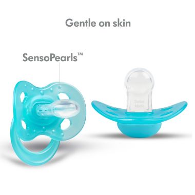 Medela&reg; Baby 6-18M 2-Pack Original Pacifiers in Blue. View a larger version of this product image.