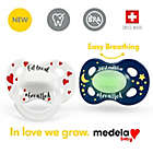 Alternate image 2 for Medela&reg; Baby 2-Pack Size 18M+ Day &amp; Night Pacifiers