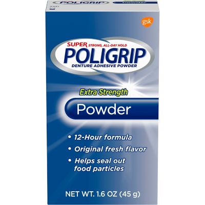 Poligrip 1.6 oz. Super Denture Adhesive Powder