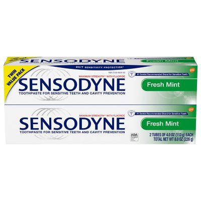 Sensodyne&reg; 2-Pack 4 oz. Maximum Strength Toothpaste for Sensitive Teeth in Fresh Mint