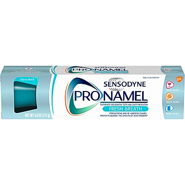 Sensodyne&reg; Pronamel&reg; 4 oz. Toothpaste for Sensitive Teeth in Fresh Breath. View a larger version of this product image.