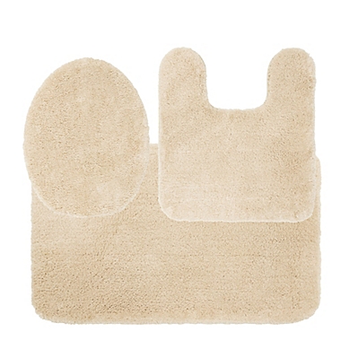 Nestwell&trade; Ultimate Soft 3-Piece Bath Rug Set in Seashell. View a larger version of this product image.