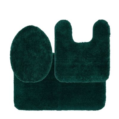 Nestwell&trade; Ultimate Soft 3-Piece Bath Rug Set in Forest Green