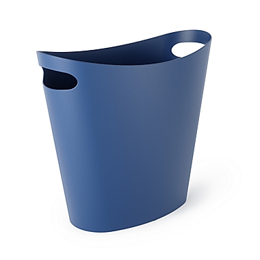 Simply Essential&trade; 2-Gallon Slim Trash Can in Navy. View a larger version of this product image.