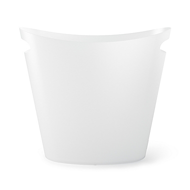 Simply Essential&trade; 2-Gallon Slim Trash Can in White. View a larger version of this product image.