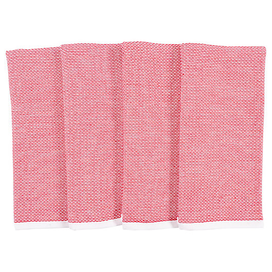 Alternate image 1 for Our Table™ Select Dual Purpose Pique Kitchen Towels (Set of 4)