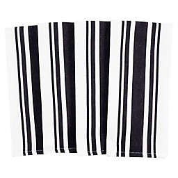 Our Table™ Select Striped Kitchen Towels in Black (Set of 4)
