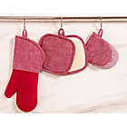 Alternate image 1 for Our Table&trade; Select Silicone Oven Mitts in Red (Set of 2)