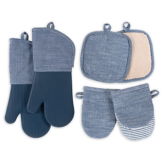 Alternate image 1 for Our Table™ Select 6-Piece Oven Mitts, Pot Holders, and Mini Mitts Set