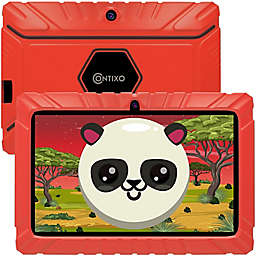 Contixo 7-Inch 16 GB Wi-Fi Learning Pre-Load App and Kids-Proof Case Kids Tablet in Red