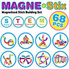 Alternate image 8 for Contixo ST2 68-Piece Magnetized Buliding Stick 3D Blocks Kit