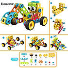 Alternate image 1 for Contixo ST3 223-Piece Educational 3D Building Blocks STEM Construction Playboard Kid Toys Kit
