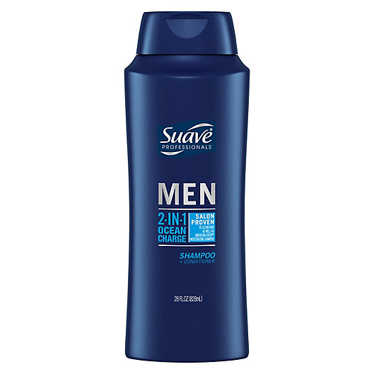 Alternate image 1 for Suave® For Men 28 oz. 2-in-1 Ocean Charge Thick & Full Shampoo/Conditioner