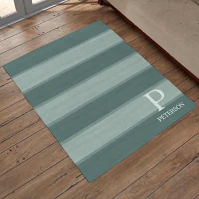 Striped Pattern Personalized Area Rug