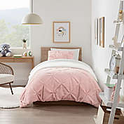 UGG&reg; Polar Pintuck 3-Piece Reversible Full/Queen Comforter Set in Peach