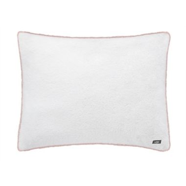 UGG&reg; Polar Pintuck 3-Piece Reversible Full/Queen Comforter Set in Peach. View a larger version of this product image.