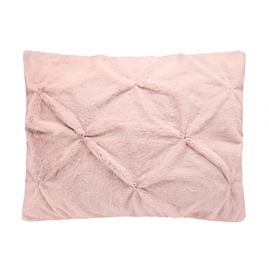 UGG&reg; Polar Pintuck 2-Piece Reversible Twin Comforter Set in Peach. View a larger version of this product image.
