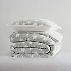 Alternate image 3 for UGG&reg; Avery Star 3-Piece Reversible King Comforter Set in Grey/White